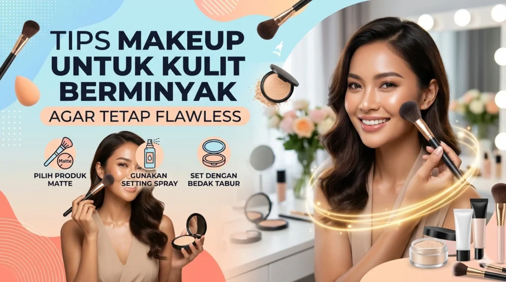 Tips Makeup Untuk Kulit Berminyak